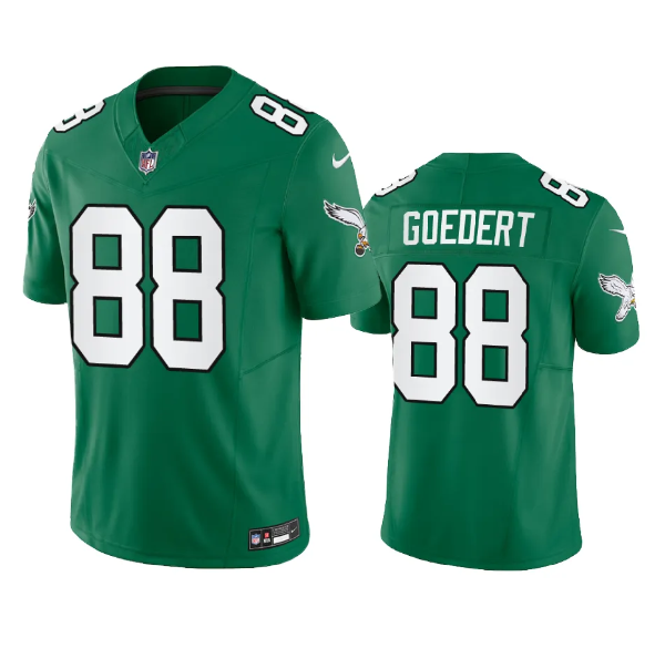 Men's Philadelphia Eagles #88 Dallas Goedert Green 2023 F.U.S.E. Vapor Untouchable Stitched Football Jersey